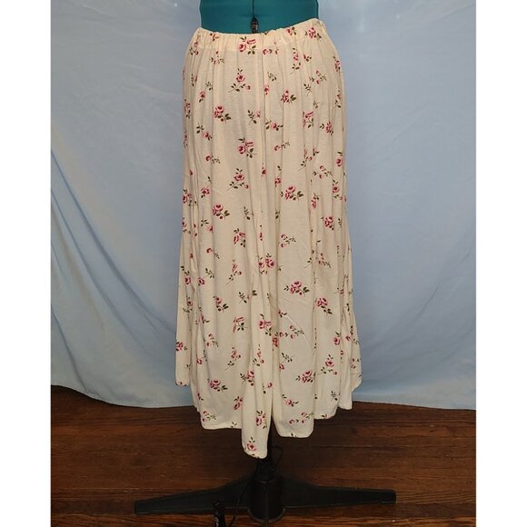 Floral Mid Calf Skirt - Picture 3 of 5